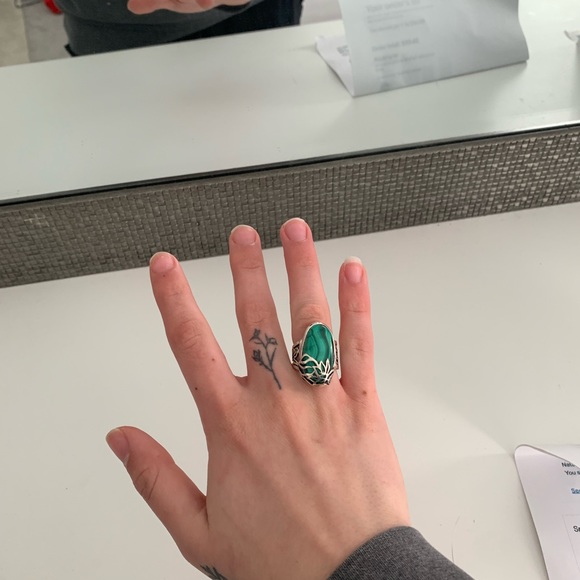 MALACHITE RING - Picture 3 of 4